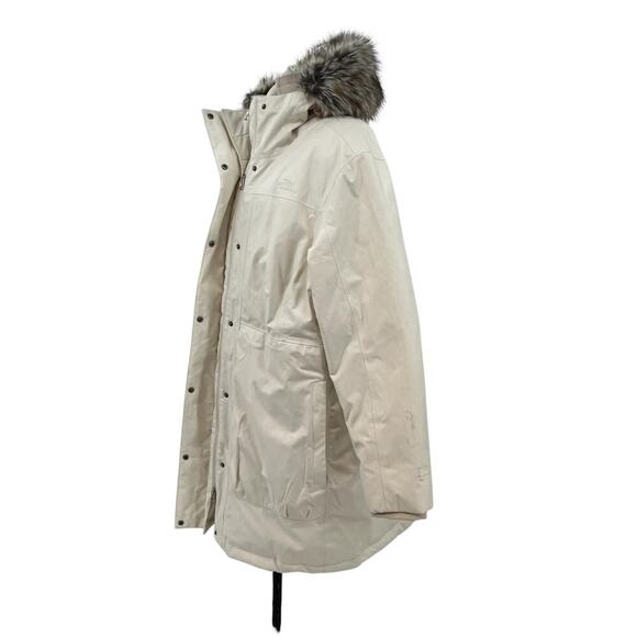 The North Face Women's Downtown Parka‎ Jacket Vintage White Size XXL *Flaws - Picture 9 of 16